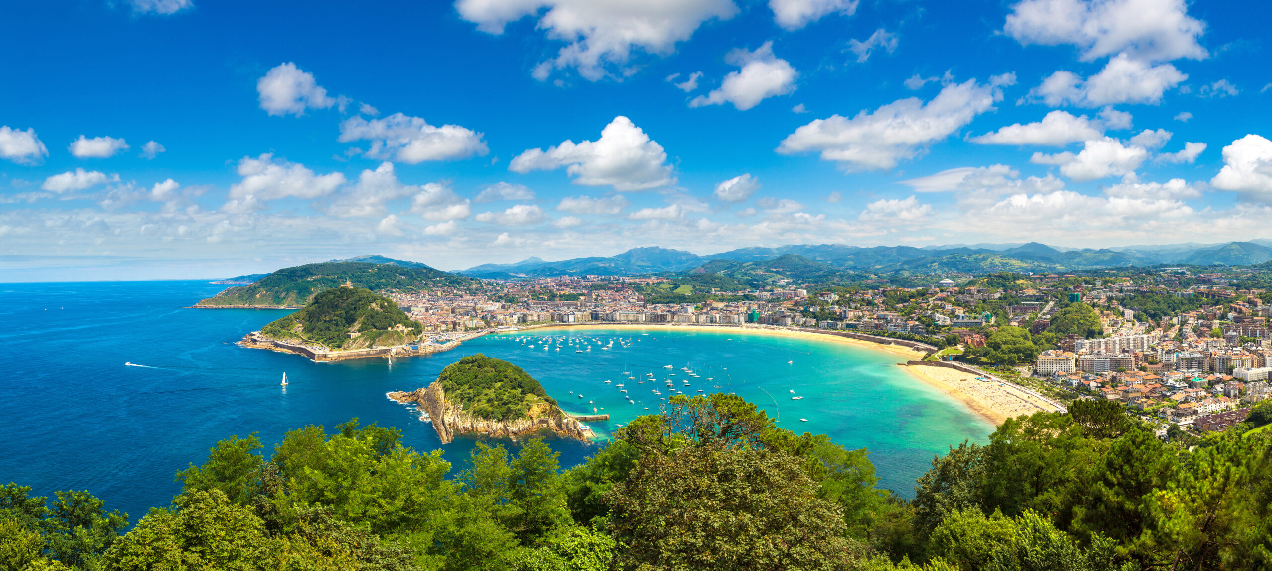 Panoramic view of San Sebastian
